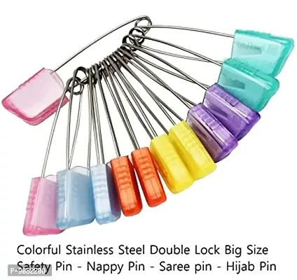 Stylish Premium Quality Sari Brooch Pins Strong Safety Locking Pins For Babies Baby Cloth Diaper Nappy Saree Pin In Bulk For Women-thumb4