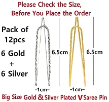 Stylish Designer Saree Pins Safety Pin Brooch And Sari Pins For Women-thumb1