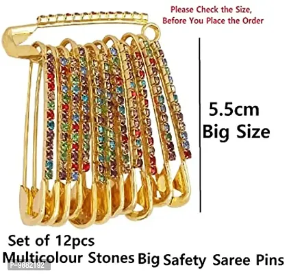 Double Lock Safety Pins for Saree | Drape Divaa