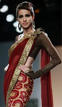 Stylish Golden And Silver Brooch Pins Girls Safety Sari Sadi Pin Ladies Saree Pins For Women-thumb3