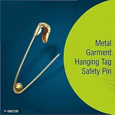 Stylish Premium Gold Plated Big Saree Safety Pin Nappy Lock Pin For Clothes Crafts Sewing Sadi Sari Pins For Women And Girls-thumb3