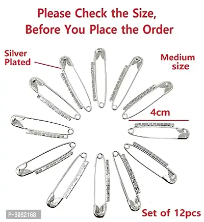 Stylish Safety Pins For Saree Pin Brooch Hijab Pins For Women-thumb2