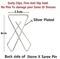 Stylish Safety Pins For Saree Pins Latest Brooch Hijab Pins For Women-thumb2