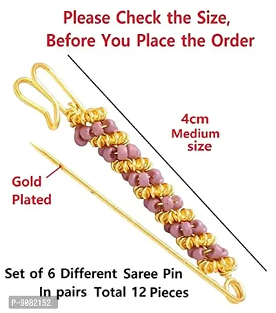Stylish Sari Pin Brooch Pins And Saree Brooches For Women-thumb2