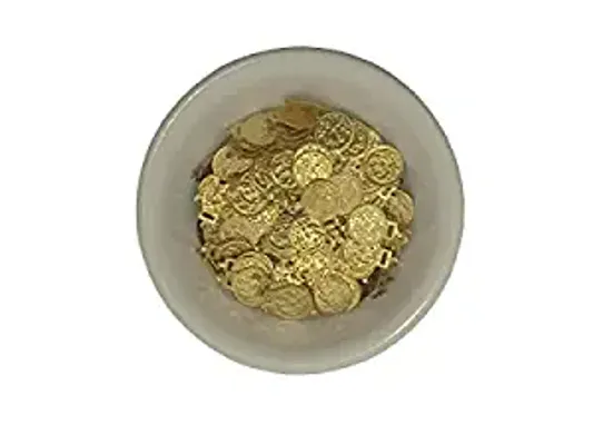 Stylish Lakshmi Coins For Aari Work - Small, 50 G