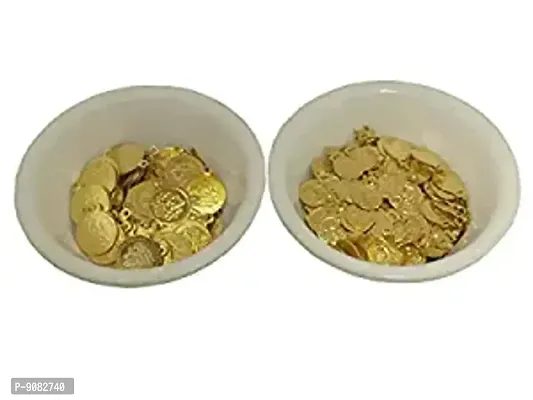 Stylish Lakshmi Coins For Aari Work - Small And Big Size, Each 100 Gram