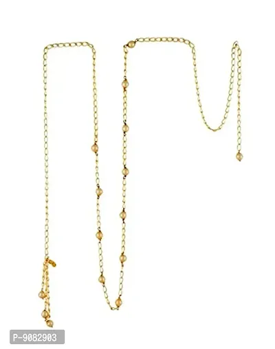Stylish Golden Pearl Designer Kamarband Body Belly Chain Fancy Waist Chain For Women-thumb3