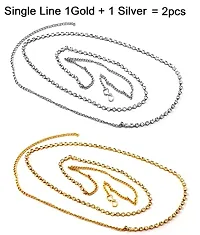 Stylish White Gold Plated Oxidized Love Pendant Waist Belt Hip Chain For Women-thumb1