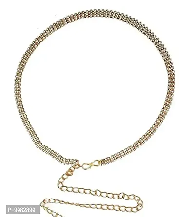 Stylish Gold Plated Body Belly Chain For Women