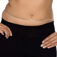 Stylish Silver Plated Waist Belt Jewellery Traditional Belly Chain For Women Stylish-thumb4