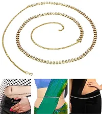 Stylish Golden Gold Plated Waist Belt Hip Chain For Women-thumb4