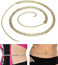Stylish Oxidized Gold Plated Waist Belt Jewellery Traditional Belly Chain For Women-thumb1