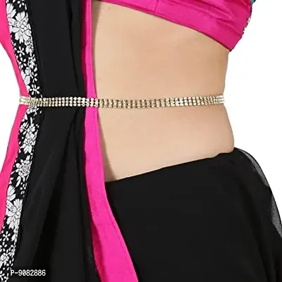 Stylish Oxidized Gold Plated Waist Belt Jewellery Traditional Belly Chain For Women-thumb5