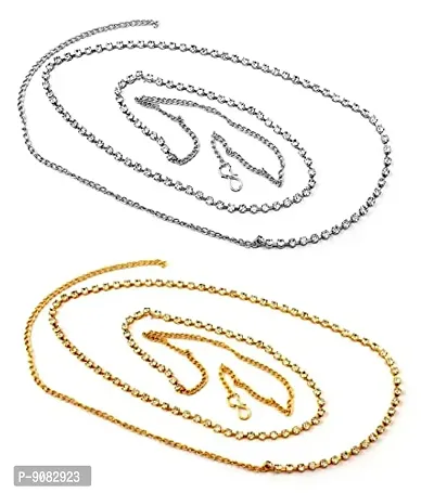  VAMA Golden Gold Plated Waist Belt Hip Chain For Women