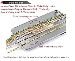 Stylish Gold And Silver Plated Komor Bandhan Kamarband Kamarpatta Belly Hip Chain Waist Belt For Women And Girls-thumb4