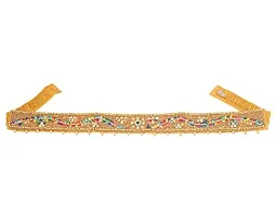 Stylish Traditional Kamarband Zari Work Saree Cloth Kamar Belt Waist Hip Chain Belt For Women-thumb2