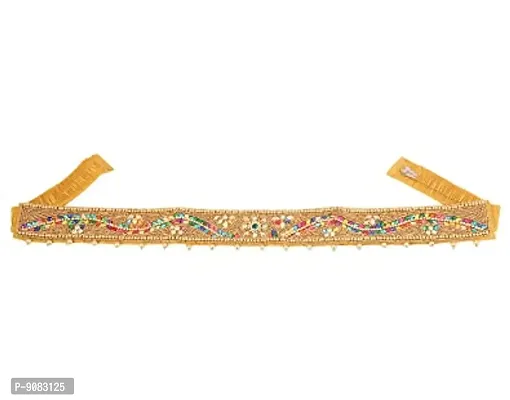 Gold Zari Belt is versatile and can be worn with sarees