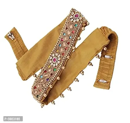 Traditional embroidery cloth Saree Waist Belt stretchable Kamarpatta  kamarband for Girls & Women (Glod) : : Clothing & Accessories