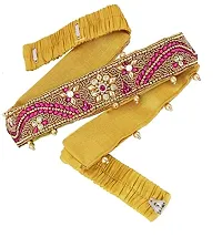 Stylish Traditional Cloth Waist Belt For Saree Stretchable Belly Chain Belt Kamarband Waistband Jewellery For Women-thumb3