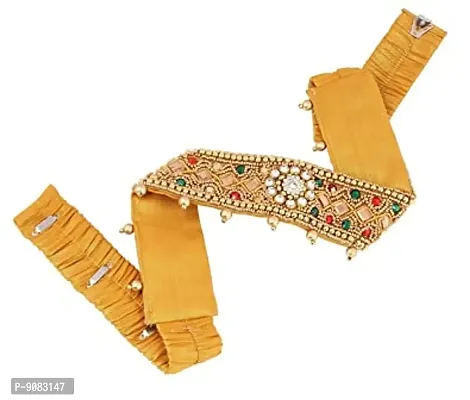Stylish Kamar Bandhani Patta Bandh Cloth Body Jewellery Hip Waist Belt For Girl Dresses-thumb0