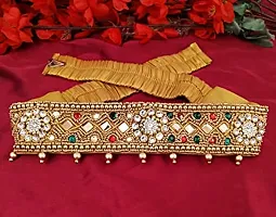 Stylish Kamar Bandhani Patta Bandh Cloth Body Jewellery Hip Waist Belt For Girl Dresses-thumb3