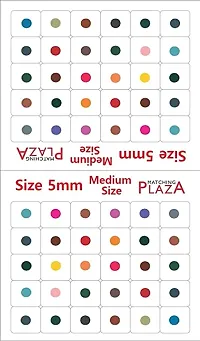 Fashions Multicolor Round Sticker Bindi (Size 5Mm,Pack Of 180 Bindis)-thumb2