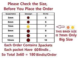 Fashions Kumkum Bindi Maroon Round Bindiya Tikka Tika Pottu Sticker Bindis For Women-thumb1