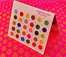 Fashions Sparkle Round Multicoloured Forehead Chamki Sticker Kumkum Fancy Glitter Bindi For Women and Girls (Sparkle Bindi 8Mm)-thumb2