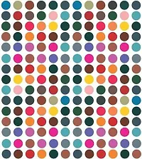 Fashions Big Round Forhead Multicolor Matching Simple Bindi Stickers Fofr Office Going Women And Girls (Size 8 Mm,Pack Of 180 Bindis Forhead Multicolor Bindis(Multicolor Bindi)-thumb1