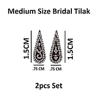 Fashions Bridal Tilak Bindis For Ladies Dulhan Bindi Sticker For Women (Tilak Bindi For Women)-thumb1