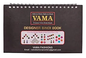 Fashions Multicolour Stone Border Kumkum Sticker Designer Spiral Bindi Booklet Bride For Women (372 Full Stone Bindi Book)-thumb3