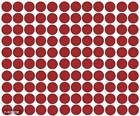 Fashions Maroon Bindis Large Size Round Bindiya Traditional Bindis For Women (12Mm Size,Pack Of 120 Bindis)