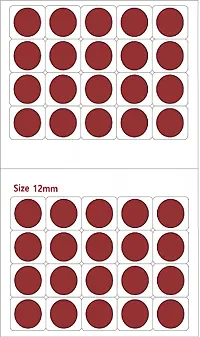 Fashions Maroon Bindis Large Size Round Bindiya Traditional Bindis For Women (12Mm Size,Pack Of 120 Bindis)-thumb3