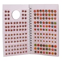 Forehead Multicolour Kumkum Stickers Designer Bindi Booklet For Women (372 Bridal Bindi Book)-thumb1