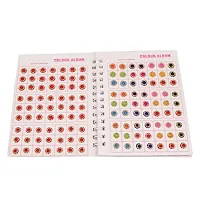 Fashions Multicolour Rhinestone Bindi Kumkum Forehead Sticker Bindiya Bindi Booklet For Ladies and Girls (252 Bindis Book With Stone)-thumb3