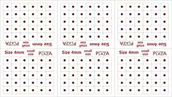 Fashions Bindi Maroon Small Size Round Bindis For Women Ladies and Girls (Size 4Mm,Pack Of 180 Bindis)-thumb1