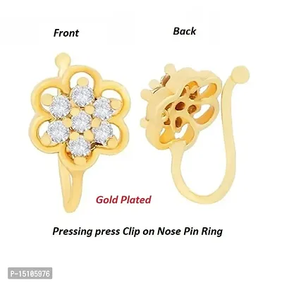 Gold pressing deals nose pin