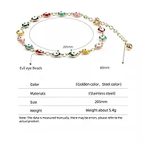 Stylish Evil Eye Beads Charm Hand Suraksha Kavach Nazar Rakhi Bracelet For Women And Girls-thumb1