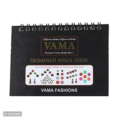 Fashions Multicolour Small Stone Bindi Kumkum Forehead Sticker Bindiya Bindi Booklet For Ladies and Girls (504 Bindis Book Small)-thumb3