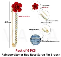 Stylish Safety Pins For Saree Hijab Pins For Girls And Brooches For Women-thumb2