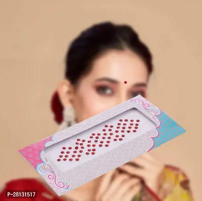 red Rhinestone Bindi Kumkum Sticker Bottu,Tika,sindoor for girls  women