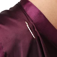 Gold Silver Rosegold AD Stone Saree Safety Pin Duppata Brooch For Women  Girls-thumb4