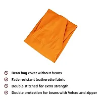 Super Leatherette Bean Bag Cover and Puffy Cover (Set of 2, Without Beans) XXXL - Tan, Brown-thumb1