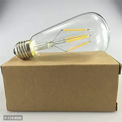 PGSA2Z ST64 Vintage Light Bulb Edison Bulbs-ST64 Style 4 Watts-Dimmable, Standard Base E27 (Warm White Color)