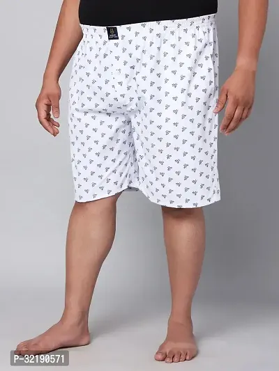 Stylish Cotton Printed Plus Size Shorts for Men