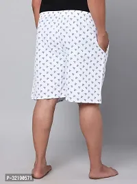 Stylish Cotton Printed Plus Size Shorts for Men-thumb2