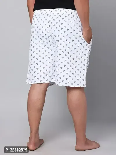 Stylish Cotton Printed Plus Size Shorts for Men-thumb3