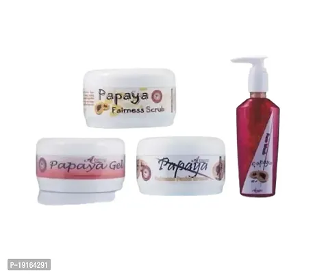 Adidev Herbals Skin Care Nourishing And Revitalising Papaya Fairness Pack (4 Items In The Set)