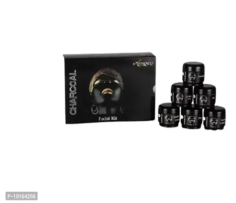 Adidev Herbals Instant gmlow Charcoal Facial Kit (6 X 58.67 gm)