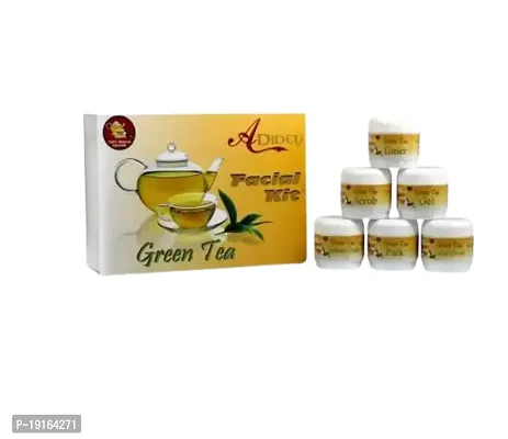 Adidev Herbals Instant gmlow gmreen Tea Facial Kit (6 X 58.33 gm)